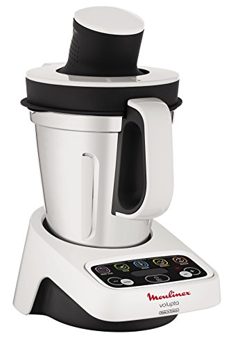 Moulinex Volupta HF404113 – Robot de cuisine multifonctions 1 000 W, capacité de 3 l, interface intuitive avec 5 programmes automatiques, 5 accessoires