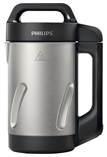 Philips Domestic Appliances HR2203/80 Blender chauffant Inox 1,2 L 1000 W, Argenté