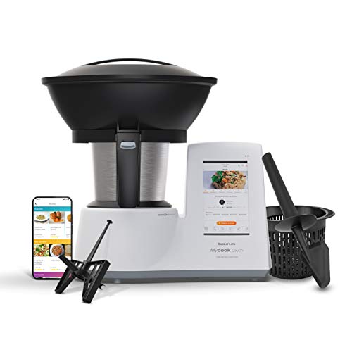 Taurus Mycook Touch Unlimited Edition Robot de cuisine Wifi 1600W 2L jusqu'à 140° Multifonction Plus de 10000 recettes Vapeur 2 niveaux et panier